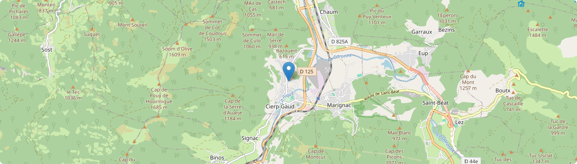 Cierp-Gaud - Carte