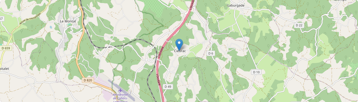 Cieurac - Carte