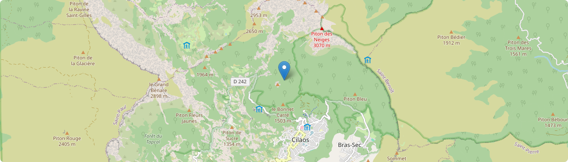 Cilaos - Carte