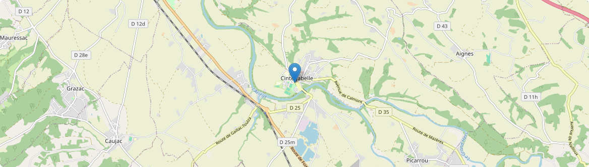 Cintegabelle - Carte