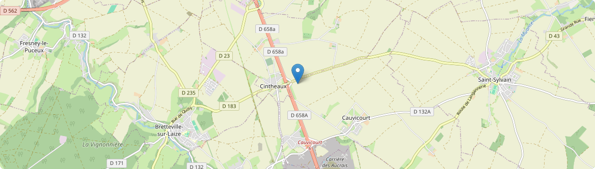 Cintheaux - Carte