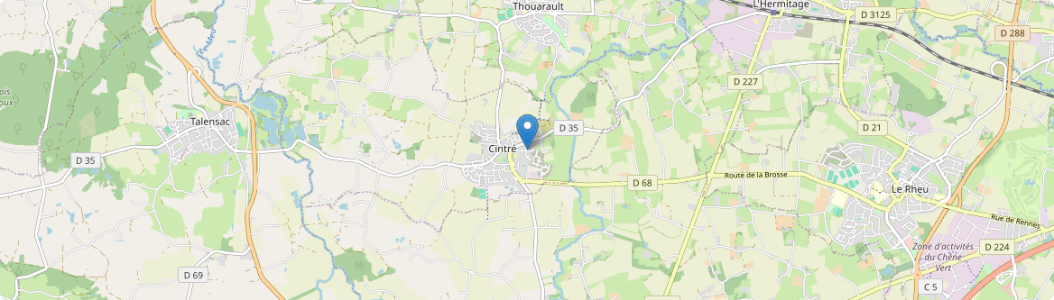 Cintré - Carte