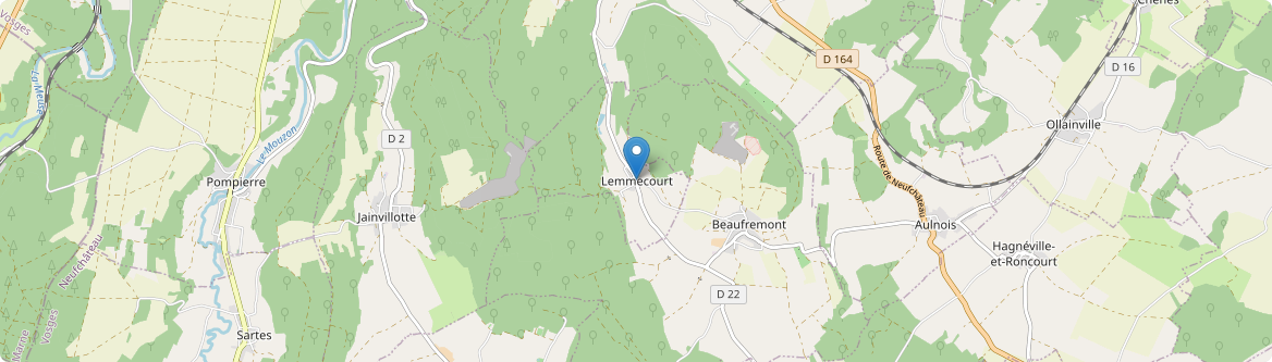 Circourt-sur-Mouzon - Carte