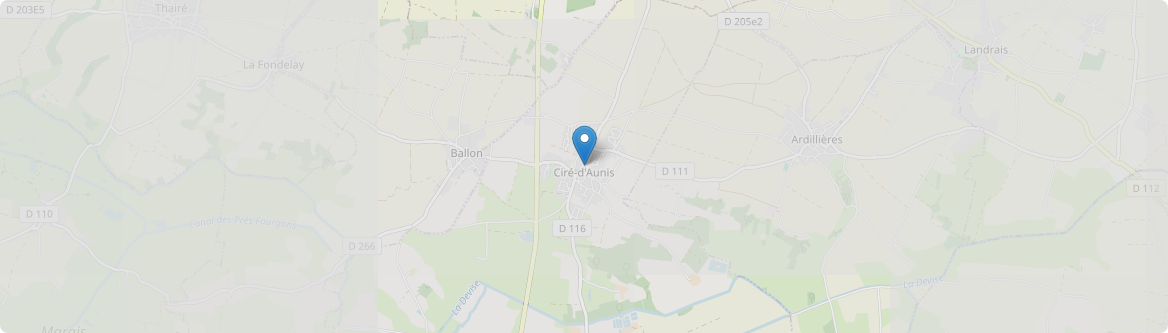 Ciré-d'Aunis - Carte