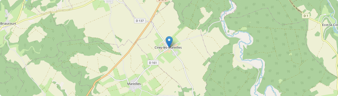 Cirey-lès-Mareilles - Carte