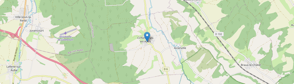 Cirfontaines-en-Azois - Carte