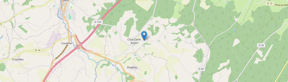 Cisai-Saint-Aubin - Carte