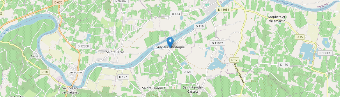 Civrac-sur-Dordogne - Carte