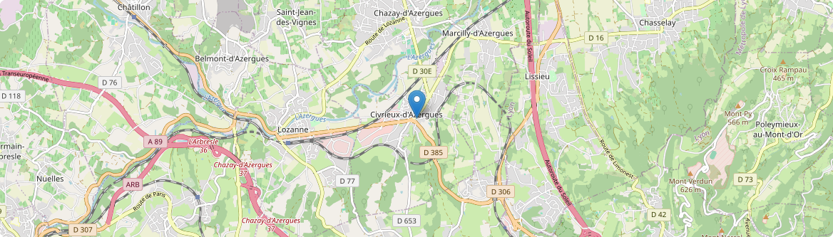 Civrieux-d'Azergues - Carte