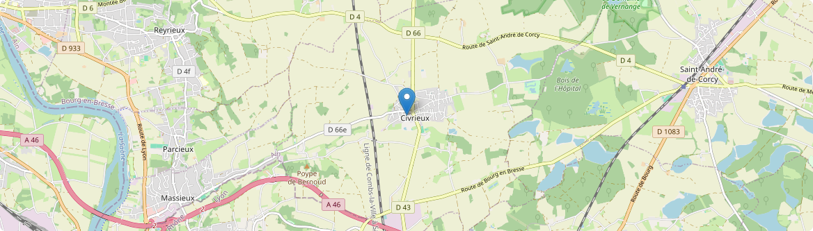 Civrieux - Carte