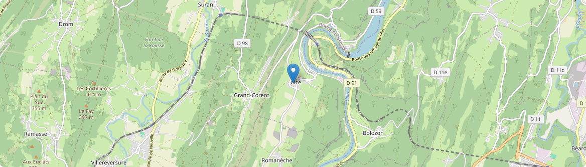 Cize - Carte