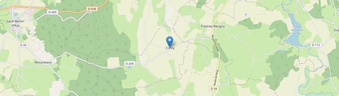 Cizely - Carte
