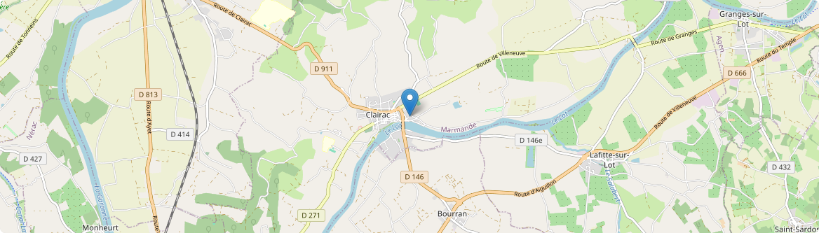 Clairac - Carte