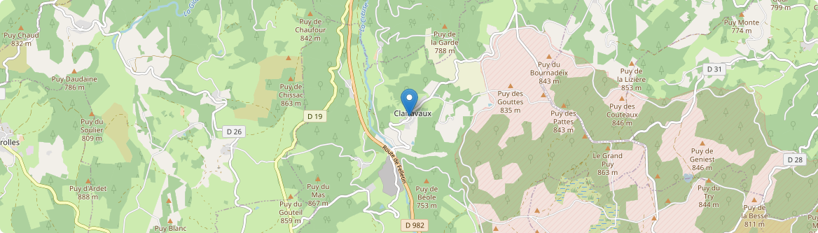 Clairavaux - Carte