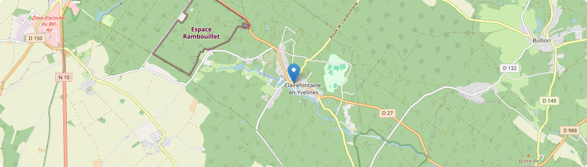 Clairefontaine-en-Yvelines - Carte