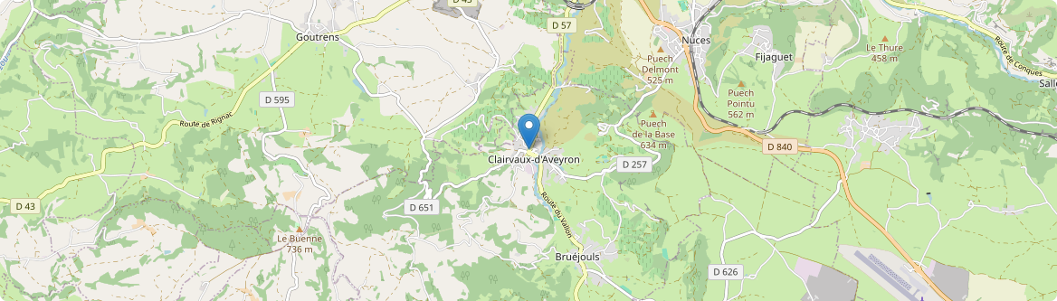 Clairvaux-d'Aveyron - Carte