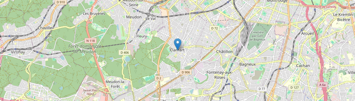 Clamart - Carte