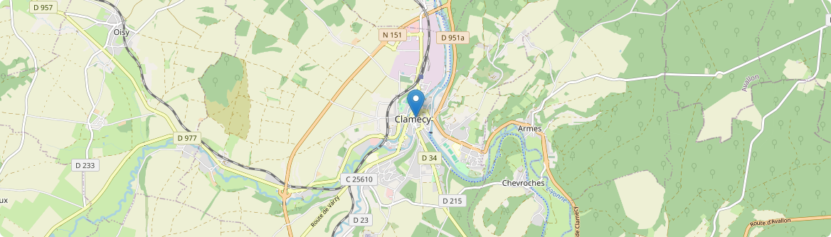 Clamecy - Carte