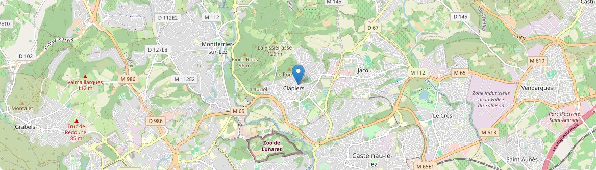 Clapiers - Carte