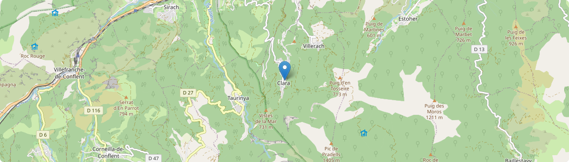 Clara-Villerach - Carte