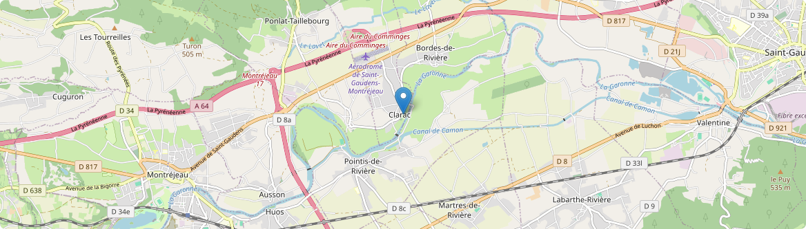 Clarac - Carte