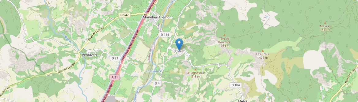 Claret - Carte