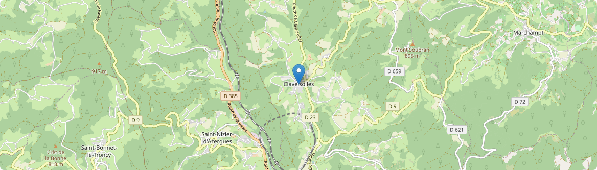 Claveisolles - Carte