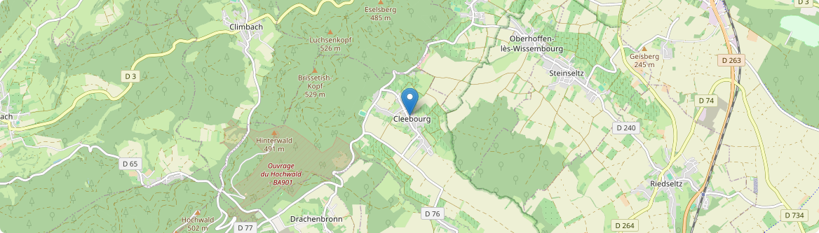 Cleebourg - Carte