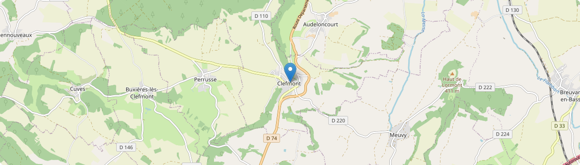 Clefmont - Carte