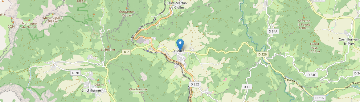 Clelles - Carte