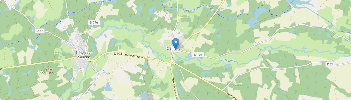 Clémont - Carte