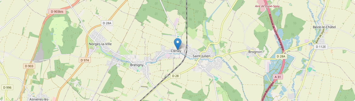 Clénay - Carte