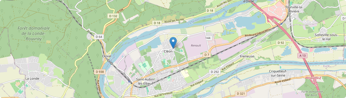 Cléon - Carte