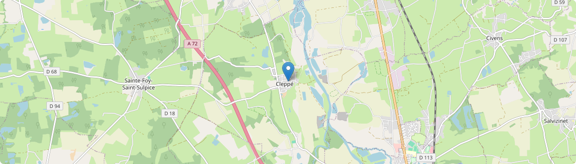 Cleppé - Carte