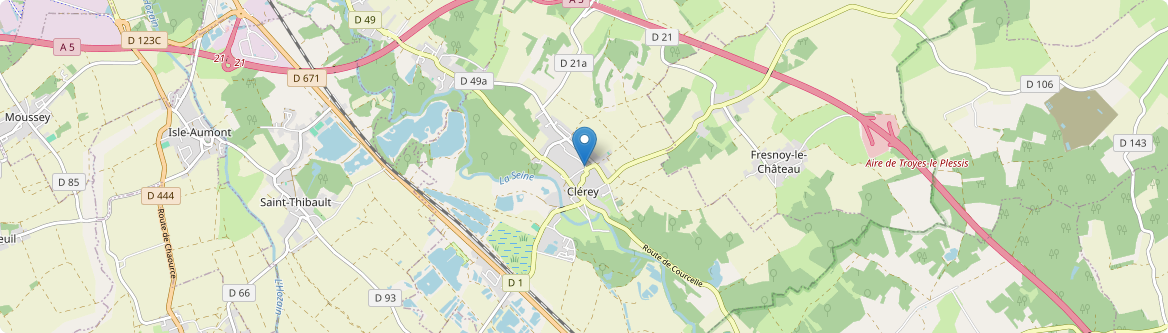 Clérey - Carte
