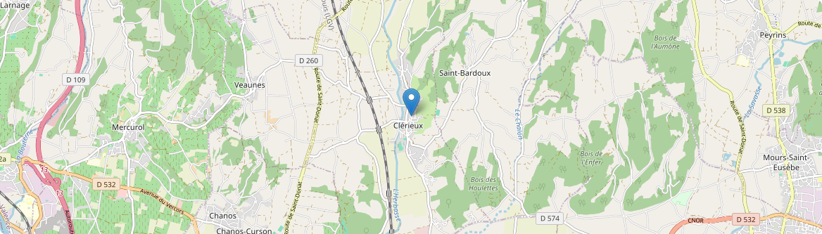 Clérieux - Carte