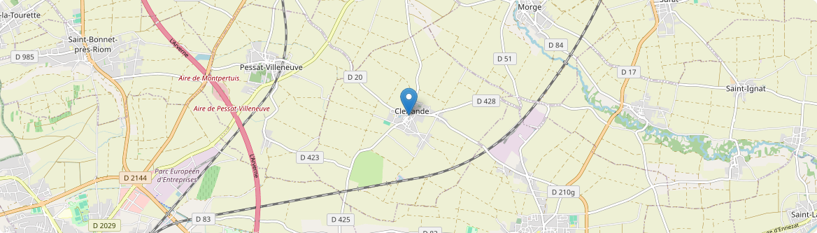 Clerlande - Carte