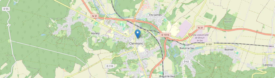 Clermont - Carte