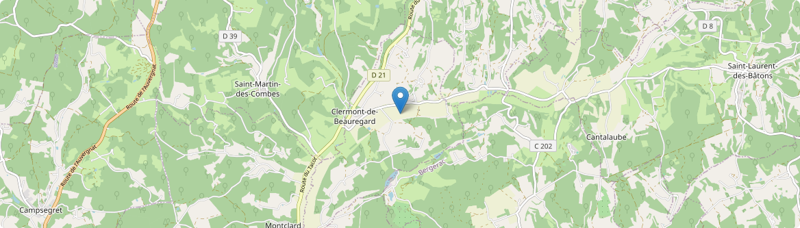 Clermont-de-Beauregard - Carte