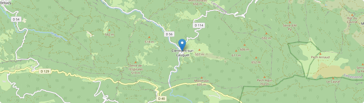 Clermont-sur-Lauquet - Carte