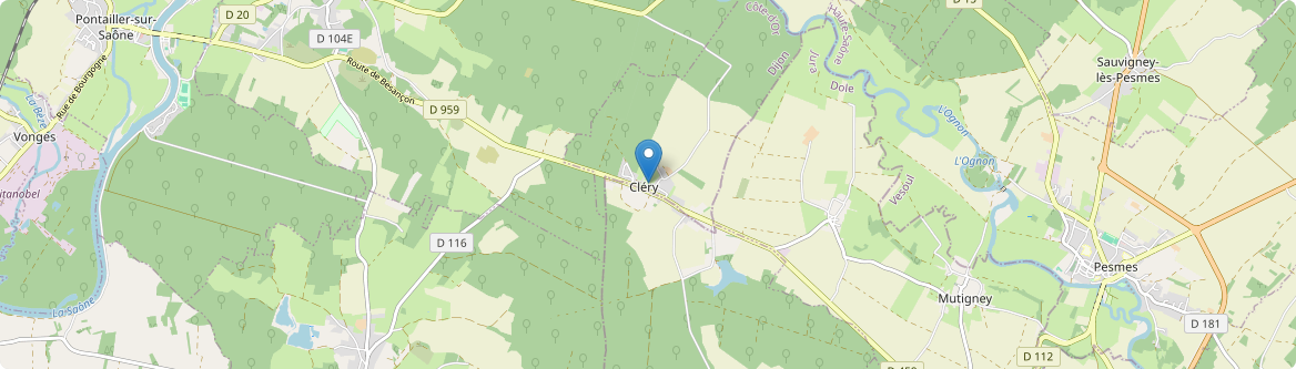 Cléry - Carte
