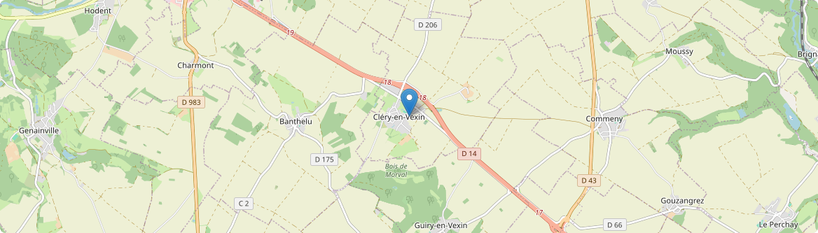 Cléry-en-Vexin - Carte
