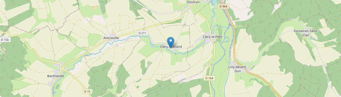 Cléry-le-Grand - Carte