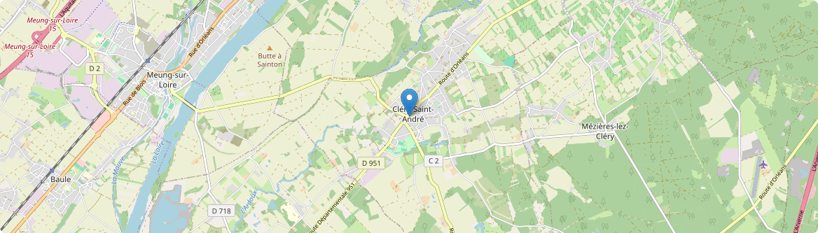Cléry-Saint-André - Carte