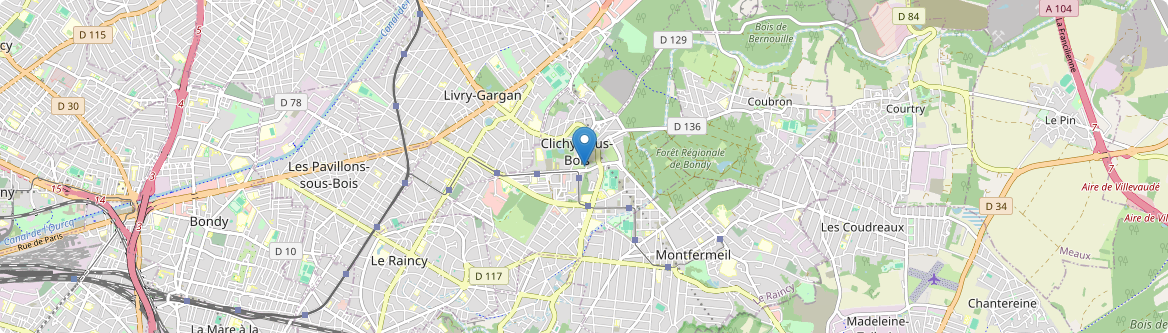 Clichy-sous-Bois - Carte