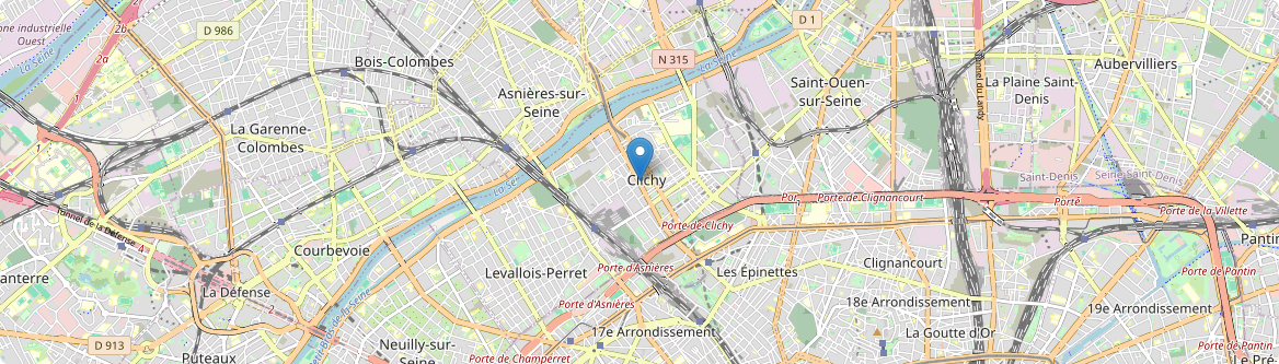 Clichy - Carte
