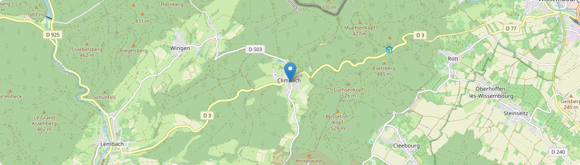 Climbach - Carte