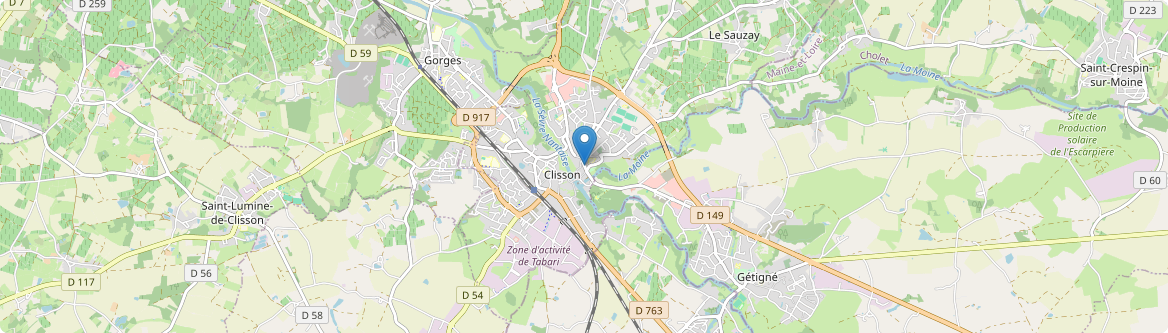 Clisson - Carte