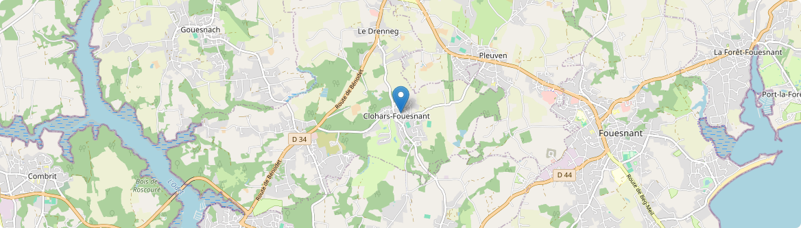 Clohars-Fouesnant - Carte