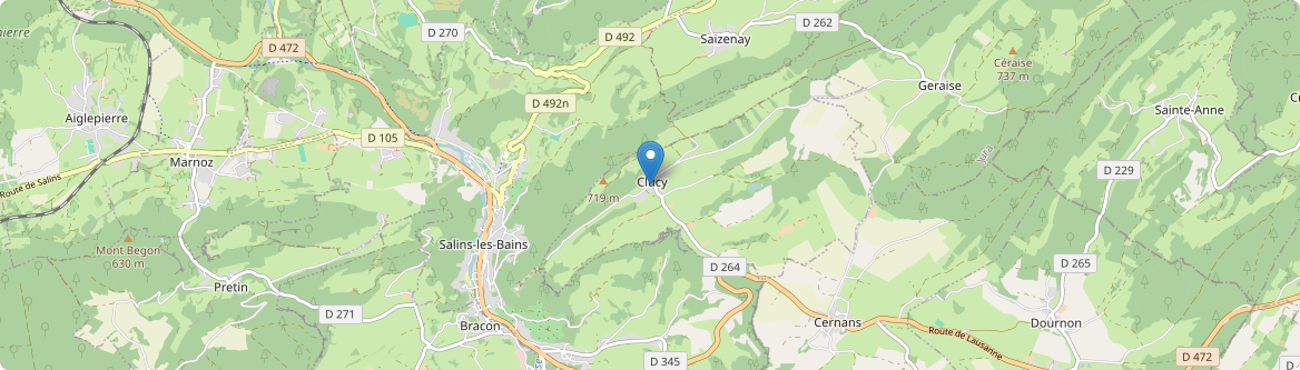 Clucy - Carte